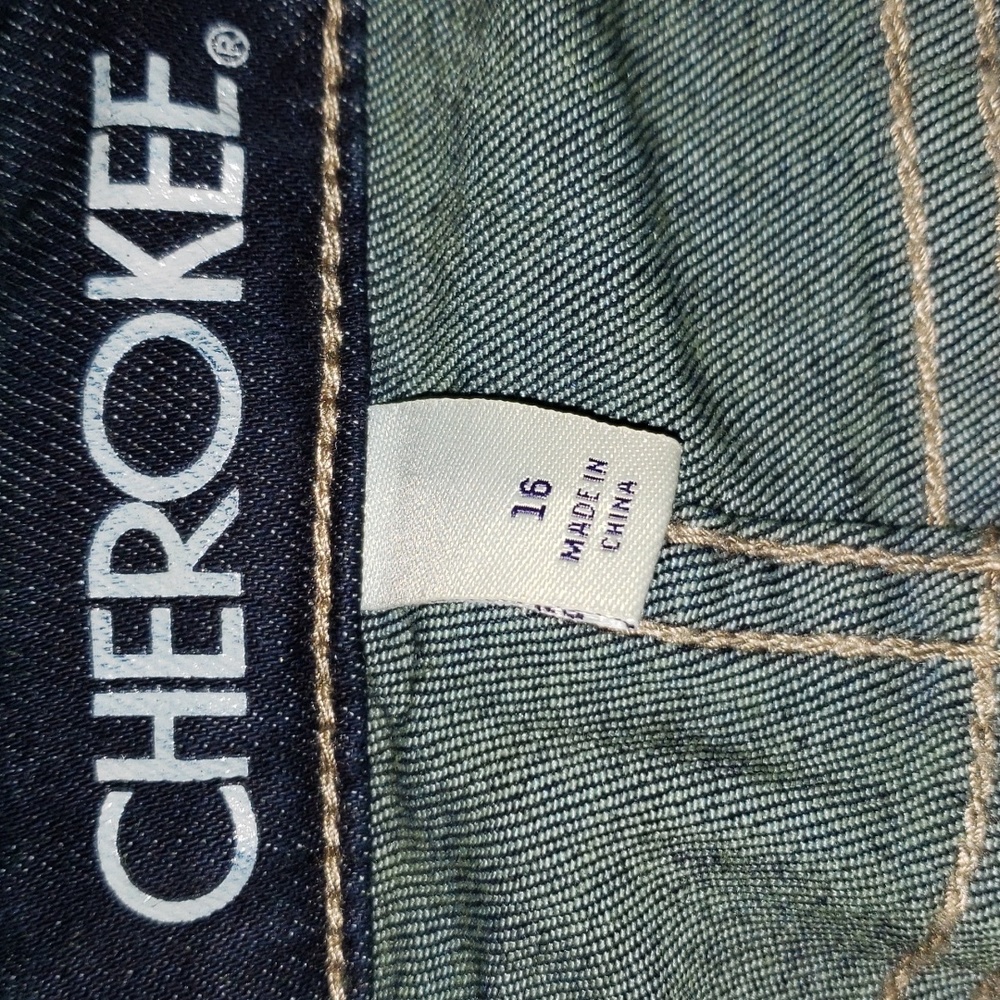 Cherokee Super Skinny Crop 16 NWT - Picture 2 of 6